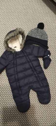 Zdjęcie oferty: Komplet Kombinezon r. 56 plus czapeczka h&m