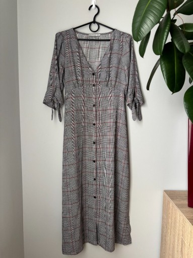 Zdjęcie oferty: Sukienka letnia długa midi w kratę rozmiar XS mango