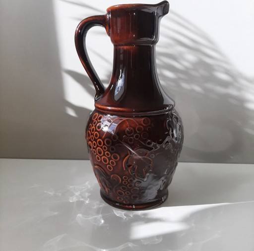 Zdjęcie oferty: Stary wazon ceramiczny /winogrona prl 
