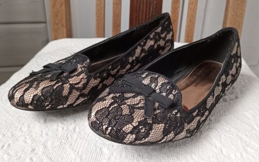 Zdjęcie oferty: Balerinki pantofle koronka Dorothy Perkins 39