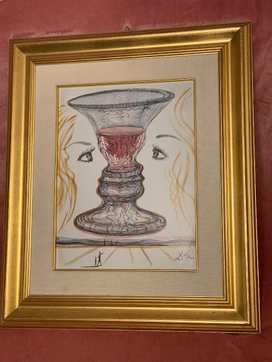 Zdjęcie oferty: Salvador Dali - obraz na ceramice - oryginał!