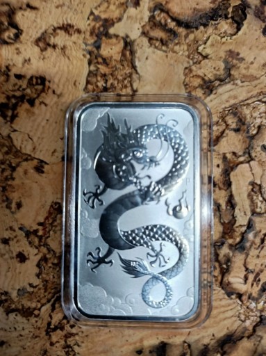 Zdjęcie oferty: Sztabko moneta Smok Dragon 2019 1oz w kapslu