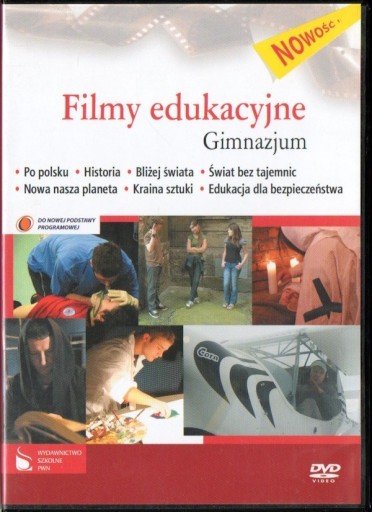 Zdjęcie oferty: Filmy edukacyjne. Gimnazjum