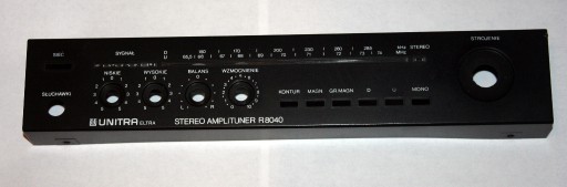 Zdjęcie oferty: Amplituner Unitra Eltra R8040 - panel przedni