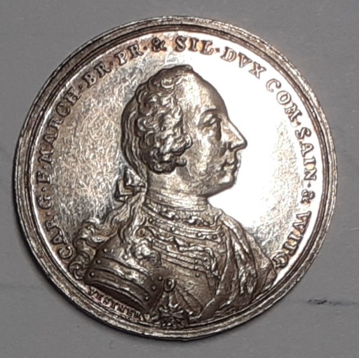 Zdjęcie oferty: Dwudukatówka 1741 odbitka Ag w srebrze 