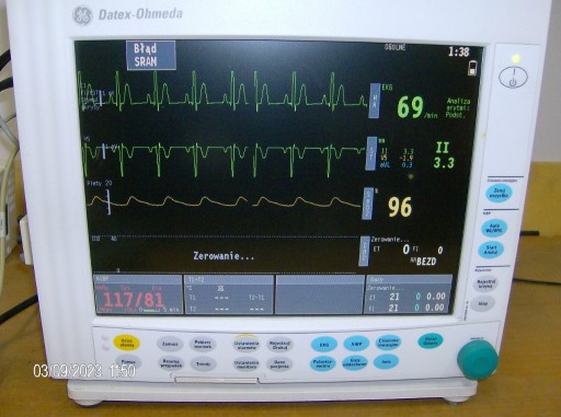 Zdjęcie oferty: Kardiomonitor DATEX OHMEDA kapnograf