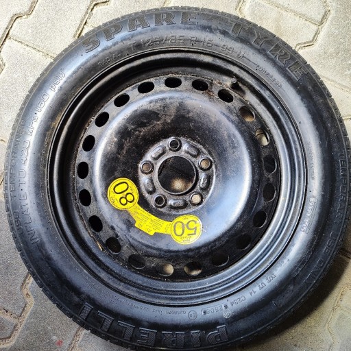 Zdjęcie oferty: Koło dojazdowe 125/85R18 99M