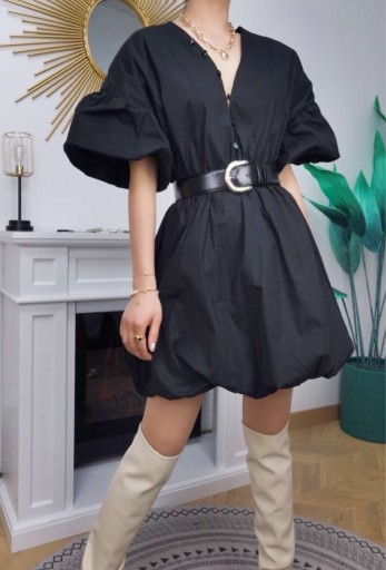 Zdjęcie oferty: Sukienka bombka czarna uniwersalna bawełna 100%