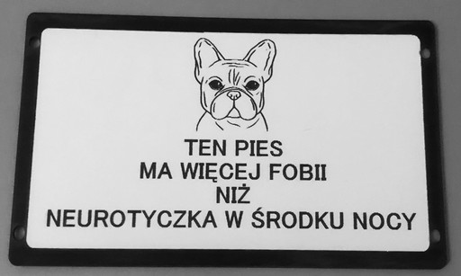 Zdjęcie oferty: Tabliczka amstaff bully owczarek doberman