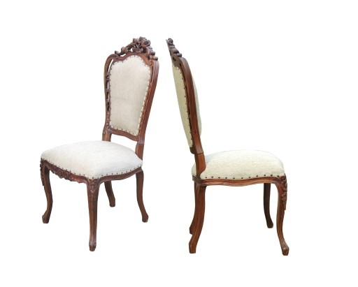 Zdjęcie oferty: Zestaw 2 Krzeseł ręcznie rzeźbione