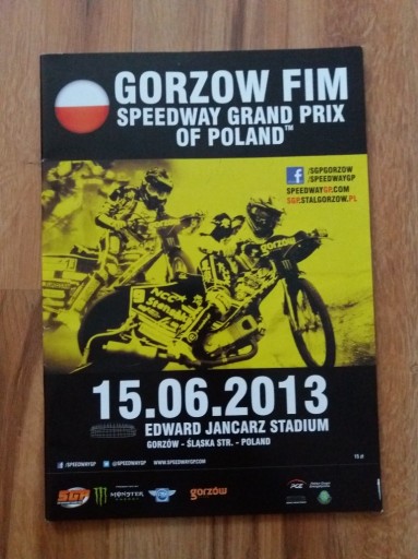 Zdjęcie oferty: Żużel program SGP 2013 - Gorzów