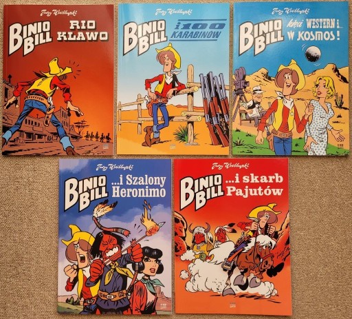 Zdjęcie oferty: Binio Bill 1-5 - Jerzy Wróblewski -  stan idealny