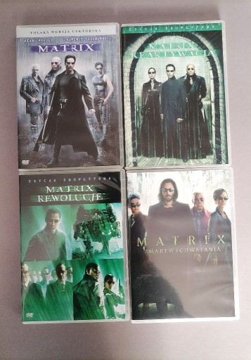 Zdjęcie oferty: Matrix 1-4 - Pełna Kolekcja DVD