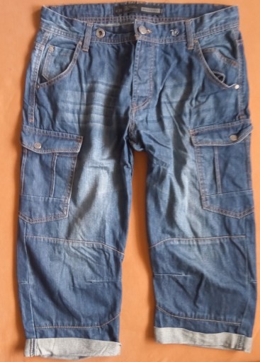 Zdjęcie oferty: Spodenki jeansowe 33 meskie rybaczki L XL reserved