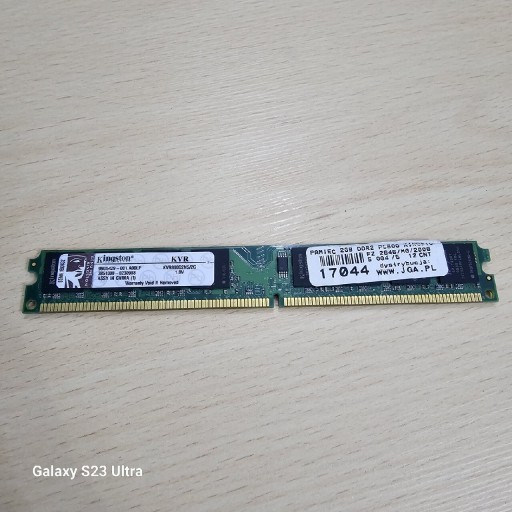 Zdjęcie oferty: Pamięć RAM Kingston ddr2 2gb 800mhz KVR800D2N5/2G kość niskoprofilowa 2000