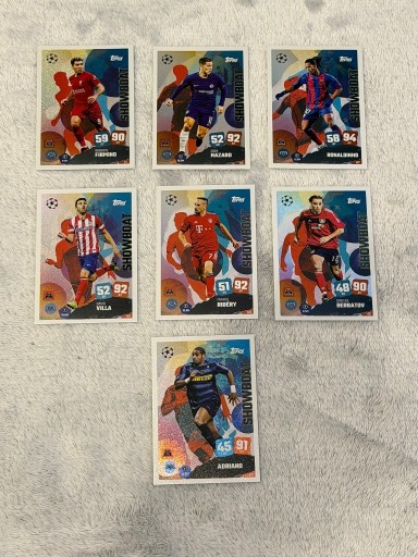 Zdjęcie oferty: Karty Topps Match Attax 25/26 Showboat (7 szt)
