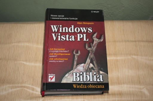 Zdjęcie oferty: Windows Vista PL. Biblia Alan Simpson