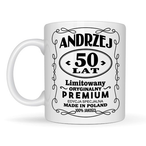 Zdjęcie oferty: Kubek na urodziny 30, 40, 50, 60, 70 TWOJE IMIĘ personalizacja