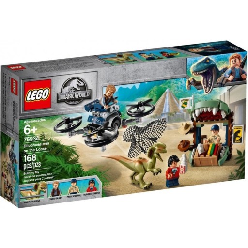 Zdjęcie oferty: LEGO JURASSIC WORLD 75934 DILOFOZAUR NA WOLNOŚCI