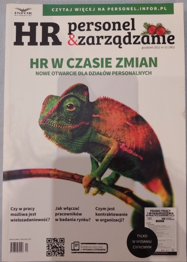 Zdjęcie oferty: HR personel&zarządzanie wyd. grudzień 2021