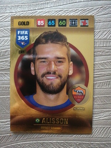 Zdjęcie oferty: Alisson Gold FIFA 365