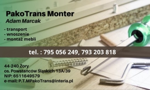 Zdjęcie oferty: PakoTrans Monter
