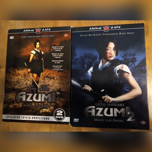 Zdjęcie oferty: AZUMI vol. 1 & vol. 2 - ZESTAW DVD