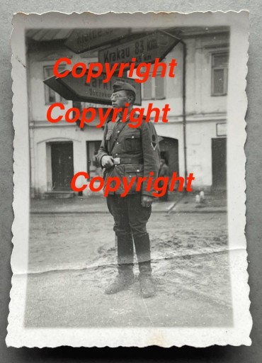 Zdjęcie oferty:  Jędrzejów Wehrmacht okupacja 1941 Plac Kościuszki