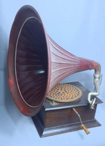 Zdjęcie oferty: Patefon Tubowy 1920 Gramofon Thorens Szwajcaria 
