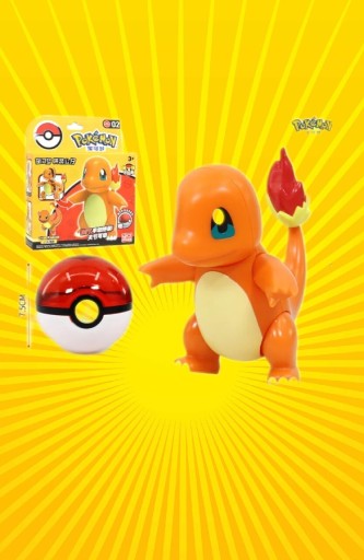 Zdjęcie oferty: Składana figurka Pokemon wraz z PokeBall 