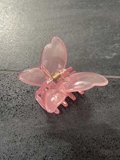 Zdjęcie oferty: Nowa spinka do włosów motyl butterfly pink różowa