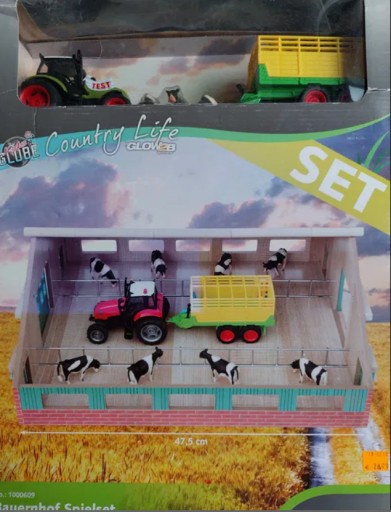Zdjęcie oferty: Kids Globe Traktor z przyczepą Obora krowy 1:50