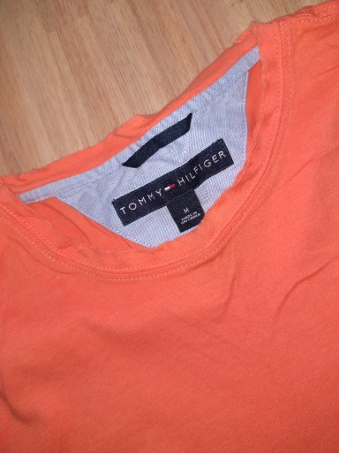 Zdjęcie oferty: Tommy Hilfiger, pomarańczowy T-shirt bluzka r. M