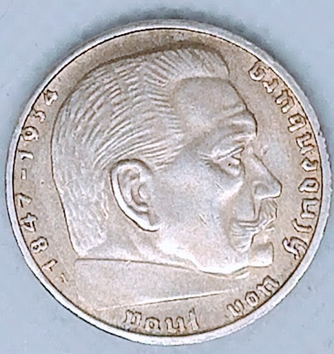 Zdjęcie oferty: Srebrna moneta 2 marki III Rzesza, 1938