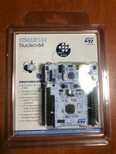 Zdjęcie oferty: STM 32 f103 Nucleo-64 użyty 2 razy