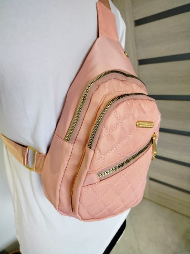 Zdjęcie oferty: Różowy plecak damski, saszetka, torba na ramię