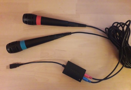 Zdjęcie oferty: SINGSTAR Mikrofony Playstation PS2 PS3  - STAN BDB