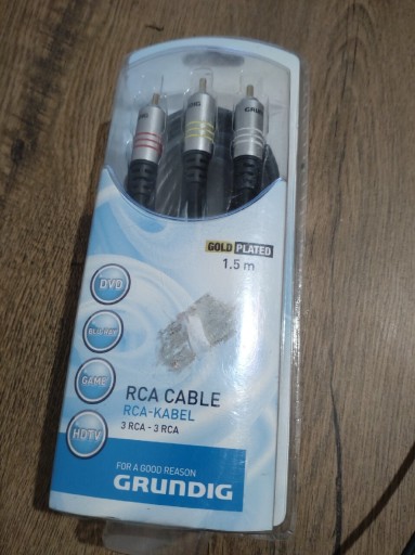 Zdjęcie oferty: Kabel RCA czincze chinch Grundig 1,5m cinch