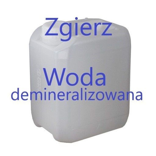 Zdjęcie oferty: Woda demineralizowana 5 L 