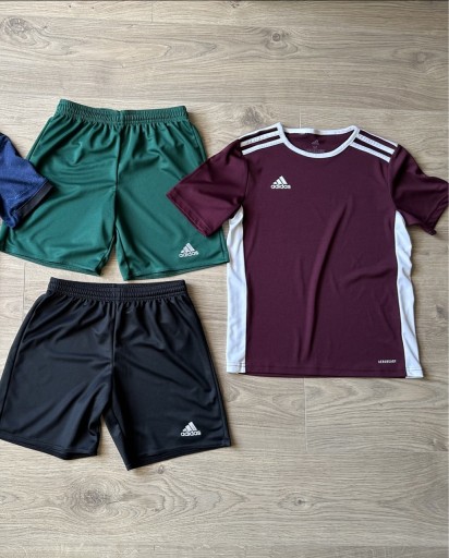 Zdjęcie oferty: Adidas 152 ZESTAW 2x spodenki + koszulka 11-12