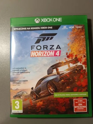 Zdjęcie oferty: Gra Forza Horizon 4 Xbox One/Series S/X Płyta PL