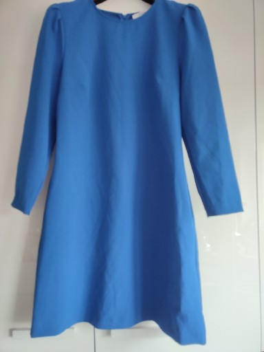 Zdjęcie oferty: Sukienka Reserved 38 niebieska habrowa elegancka