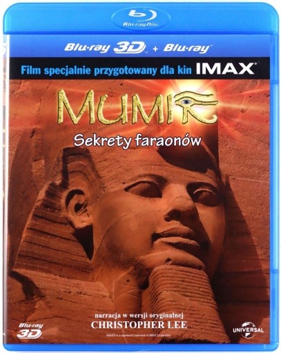 Zdjęcie oferty: Mumie Sekrety Faraonów Blu-ray 3D