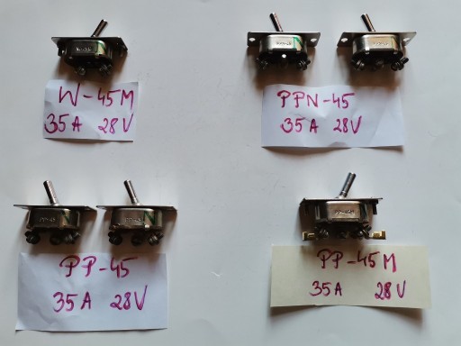 Zdjęcie oferty: Przełączniki PPN45, PP45, PP45M, W45M 35A/28V
