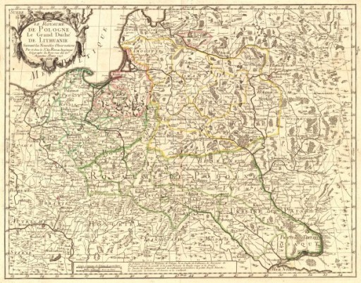 Zdjęcie oferty: Polen-Polska reprint XVIII w. map