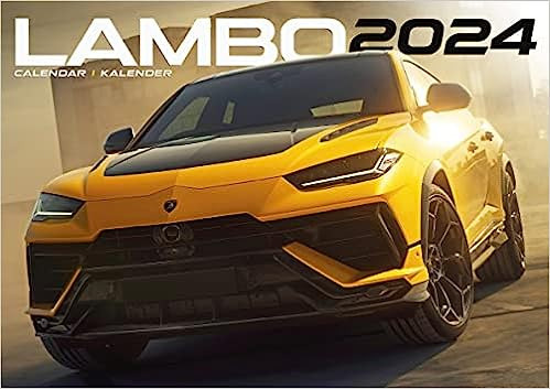 Zdjęcie oferty: Lamborghini 2024 Calendar Kalendarz 30x42