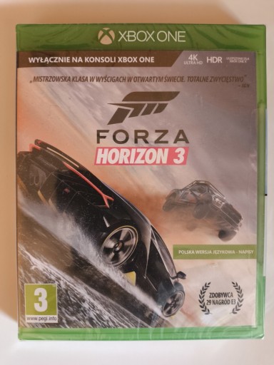 Zdjęcie oferty: FORZA HORIZON 3 PL XBOX ONE NOWA FOLIA!