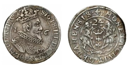 Zdjęcie oferty: Zygmunt III Waza, Ort Gdański 1624
