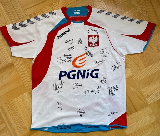 Zdjęcie oferty: Koszulka Hummel Piłka Ręczna Polska autograf kobie