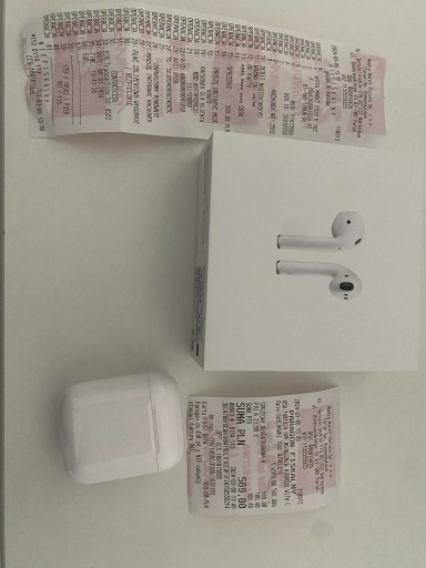 Zdjęcie oferty: Airpods 2 Nowe kupione 8 marca 2024 